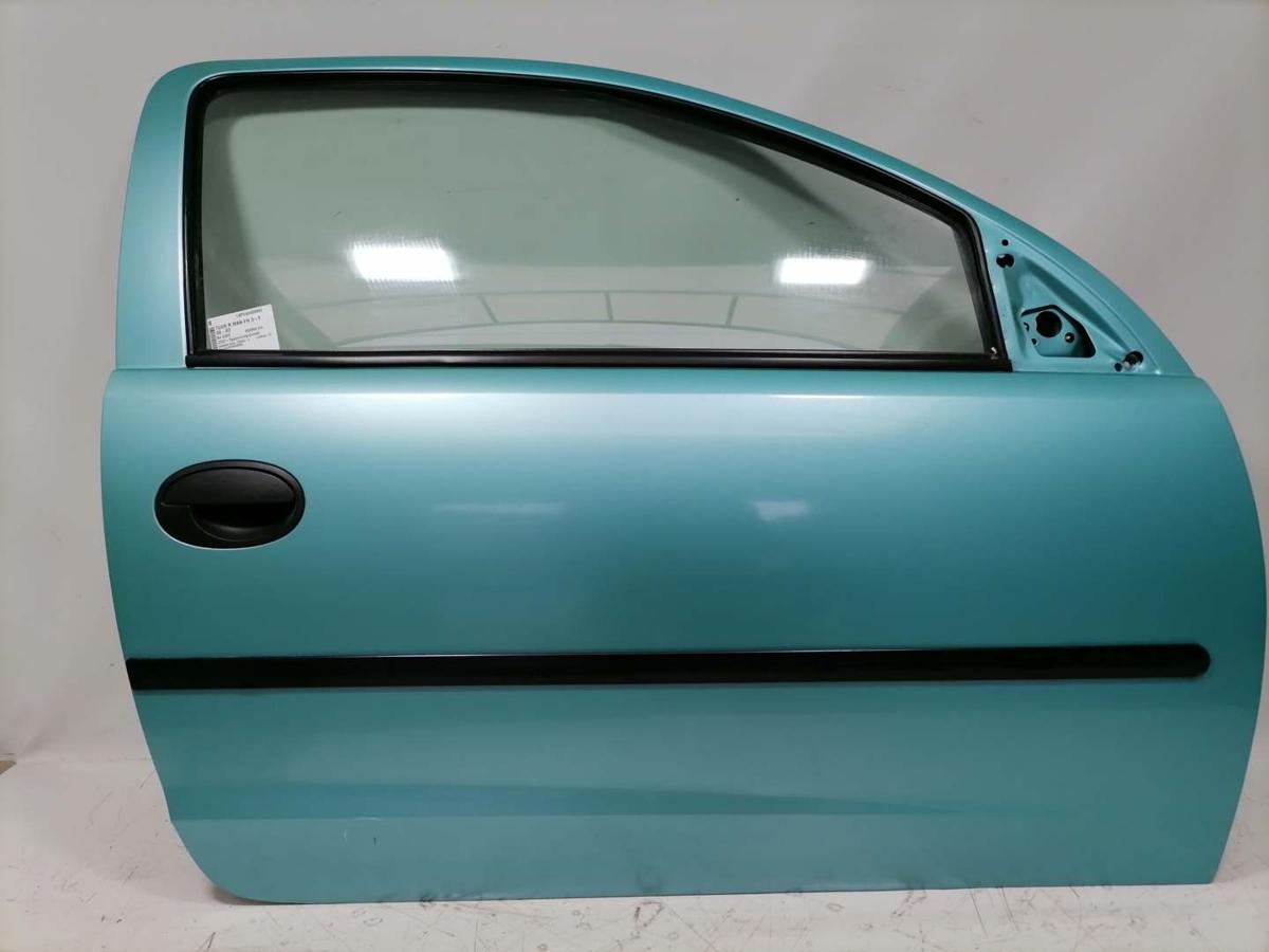 Opel Corsa C original Tür rechts Z397-Spearmintgrünmet. 3-Türer Bj.2003